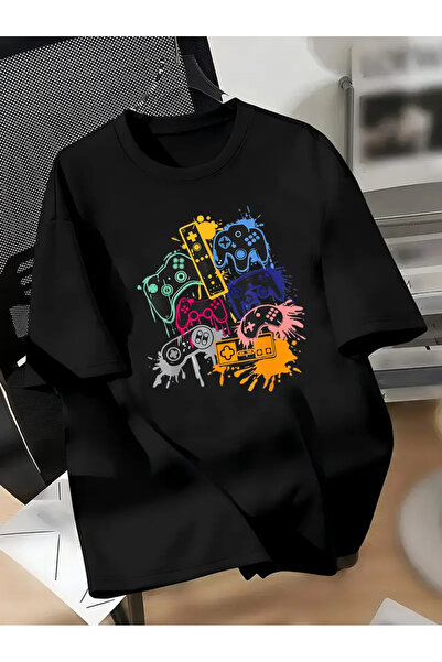 YUNAYT TRICOU PENTRU COPII CU MÂNECĂ SCURTĂ CU IMPRIMEU