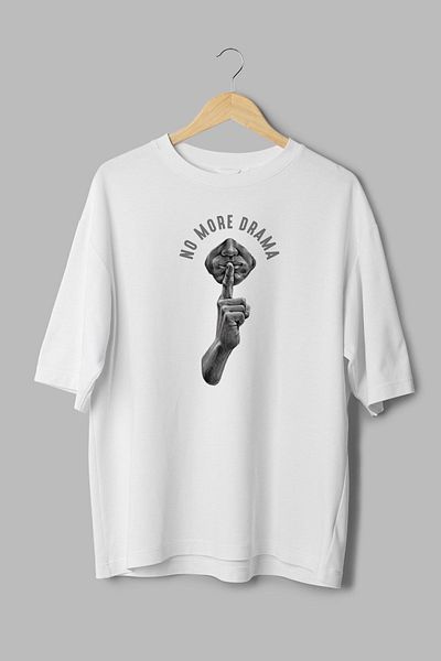 Overoz Μπλουζάκι No More Drama Rap Printed Semi Oversize 1043