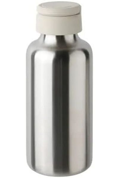 STOREMAX Water Bottle Stainless Steel/Beige 0.5 L Ezsnshop 1065757