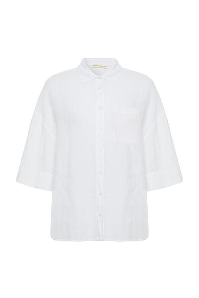 Mudo 3/4 Sleeve Linen Shirt