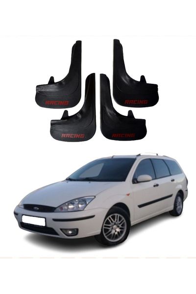 SONİKON LİNE Ford Focus 1 Stw Compatible Racing Written 4-Piece Dust Cover Mudguard Mudguard Modified