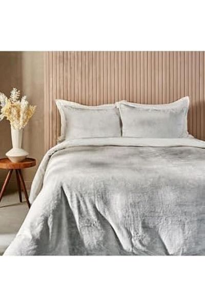 STOREMAX Ezg Claire Sophia Double Duvet Cover Set Gray Ezsnshop 1065757