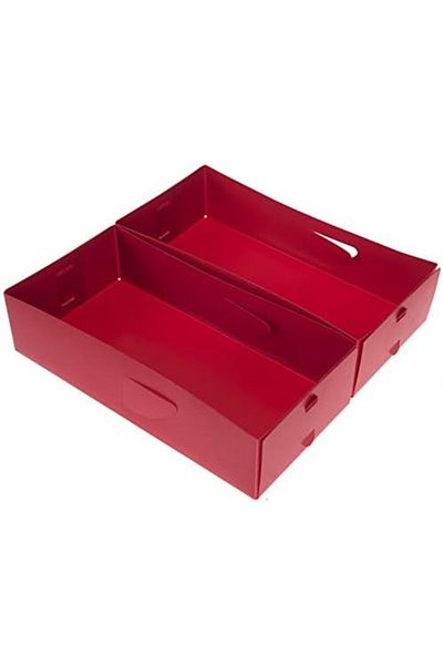 STOREMAX Ezg Drawer Organizer 2 Pieces Pvc Red Box Ezsnshop 1065757