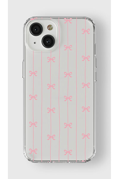 moonset Iphone 15 Uyumlu Fiyonklar Tasarımlı Baskılı Şeffaf Telefon Kılıfı