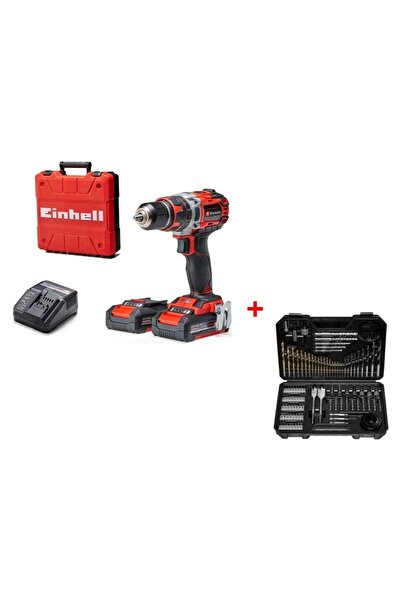 Einhell Tp-Cd 18/50 Li I Bl Çift Akülü Kömürsüz Darbeli Matkap + 103 Parça Ma...