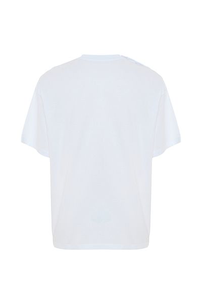 Mudo Button Detail Bicycle Collar T-Shirt