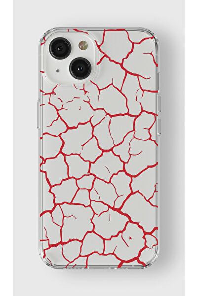 moonset Iphone 13 Uyumlu Şekiller Tasarımlı Baskılı Şeffaf Telefon Kılıfı