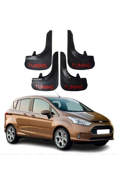 SONİKON LİNE Ford B Max Compatible Tuning Written 4-Piece Dust Cover Mudguard Mudguard Modified