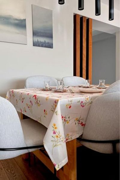 LUXE & LAUREL Εκτυπωμένο πλενόμενο κάλυμμα τραπεζιού Κουζίνα Κήπος Κάλυμμα τραπεζιού πικνίκ Κόκκινο Α