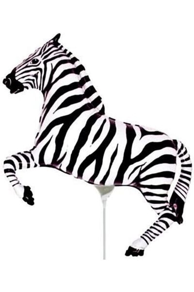 STOREMAX Ezg Castle 14'' Zebra Foil Balloon - 15 Pieces Ezsnshop 1065757