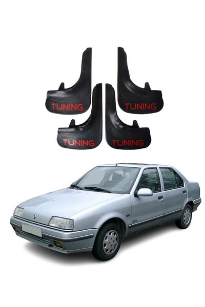 SONİKON LİNE Renault R 19 Compatible Tuning Written 4-Piece Dust Cover Mudguard Mudguard Modified