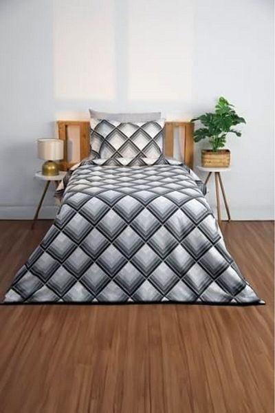 STOREMAX Ezg Single Duvet Cover Set - Gray Ezsnshop 1065757
