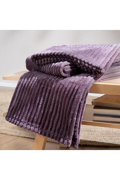 STOREMAX Ezg Holly Wellsoft Tv Blanket 140X190 cm Ash Purple Ezsnshop 1065757
