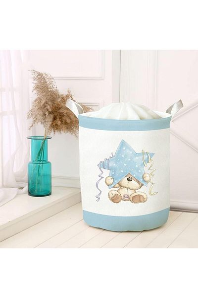 LUXE Purpose Toy Storage Box Dirty Laundry Picnic Basket Folding Organizer Felt Model 4