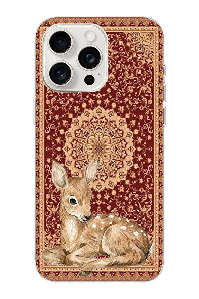 moonset Iphone 13 Pro Uyumlu Ceylan Tasarımlı Baskılı Şeffaf Telefon Kılıfı