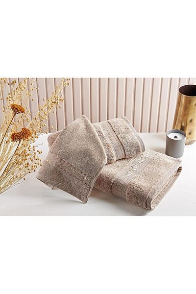 Mu Art Ahşap Mrt Claire Set of 3 Set Micro Claire Beige Art 871301