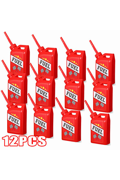 Choice 12 كوب وقود سيارة سباق، أكواب شرب مع قشة، لوازم حفلات أعياد الميلاد عل...