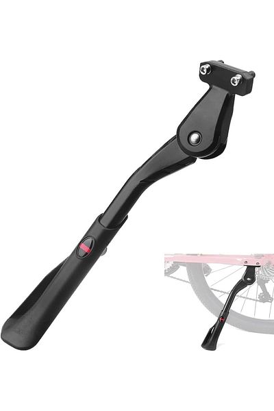COOYA 4cm Wide Bicycle Stand with Adjustable Strong Rear Mount Aluminum Alloy, for 24-29 inches
