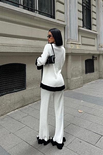 KAZAK Coleman Double Color Knitwear Suit 9963