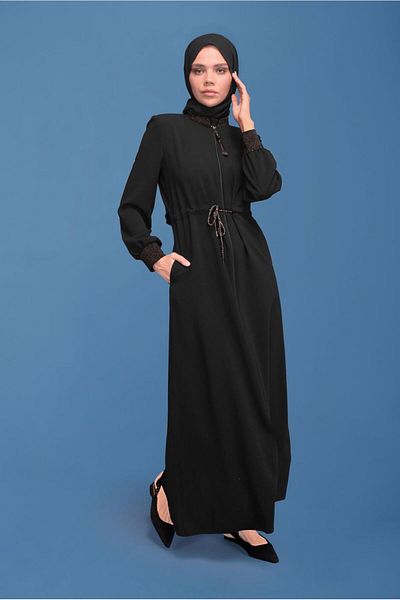 Alvina 10353 Μοντέλο - Διακοσμημένο με κορδόνια και φερμουάρ