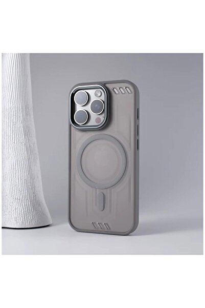 Zebana Apple iPhone 15 Pro Max Uyumlu Kılıf Zebana Vault Silikon Kılıf (Kablo...