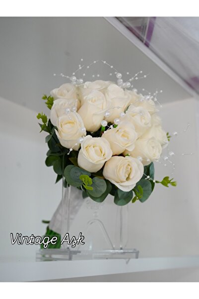 Gülcan Tuhafiye Gül Gelin Buketi