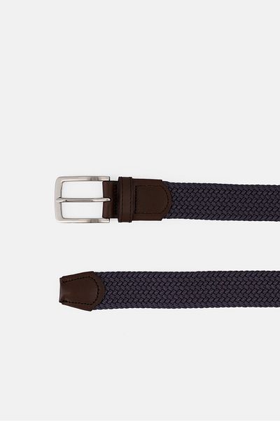 Dockers Men Braided Belt, Light Purple