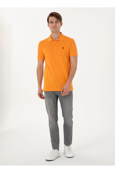 U.S. Polo Assn. U.S. Polo Assn. Pantaloni din denim pentru bărbați, talie nor...