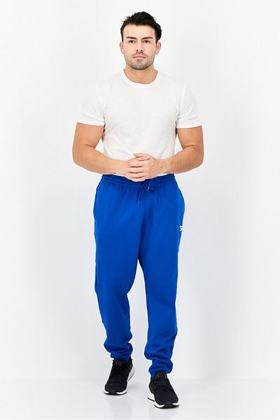 Reebok Men Sportswear Fit Brand Logo Training Sweatpants, Blue