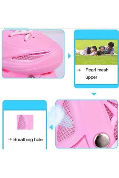 HALAMODO Track Shoes Inline Skates Single and Double Row Adjustable Skating Shoes Roller Skates Skates Childr