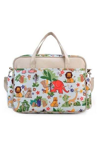 HALAMODO Multifunctional Animal Print Travel Nappy Bag With High-Quality Material
