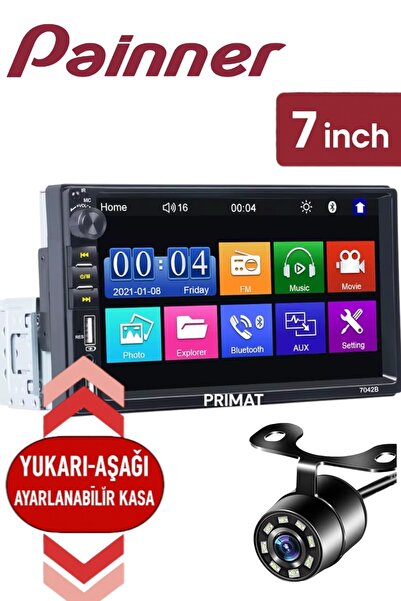 Painner P-700BT 7 İnc İnce Kasa Dauble Ekran Tofaş Şahin Doğan Uyumlu Kamera ...