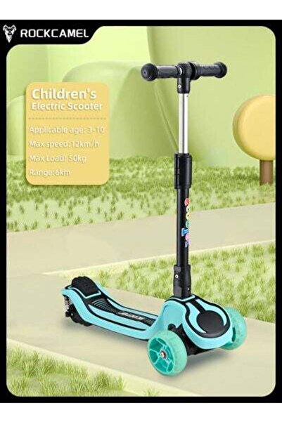 HALAMODO سكوتر كهربائي ميني برو ثلاثي العجلات للأطفال من سن 3 إلى 10 سنوات، ب...