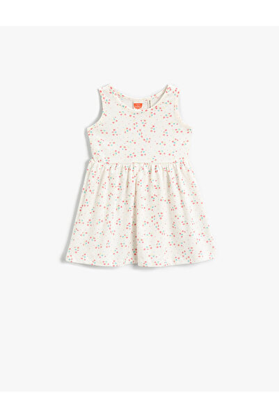 Koton Dress Floral Pattern Sleeveless Cotton