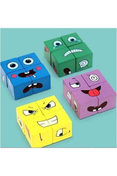 HALAMODO Face Change Rubik's Cube Building Blocks