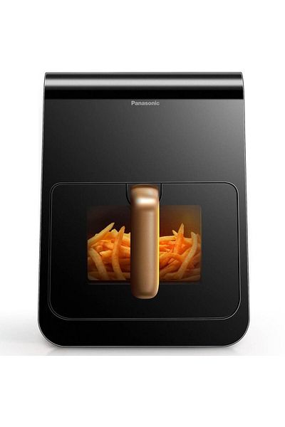 PANASONIC Friteuza cu aer cald Panasonic NF-CC600AXE, functie abur, fereastra vizualizare, debit aer 360