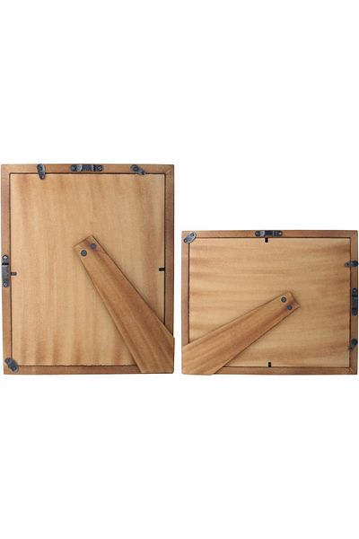 Handicrafts Home rama foto, lemn, alb/negru, 20 x 25 cm