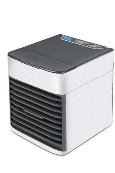 HALAMODO USB Air Cooler Fan White/Grey