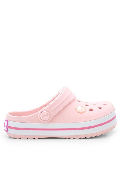 hapshoe Πούδρα Ροζ Καλοκαιρινό Eva Girl Παντόφλες Σανδάλια