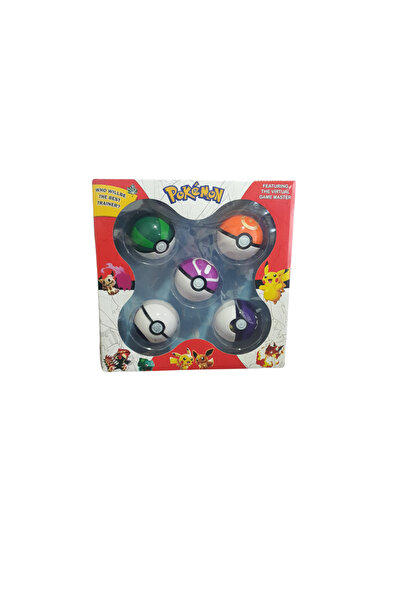 Yumurcak Oyuncak ÇNR Kutulu Pokemon Topu 5li