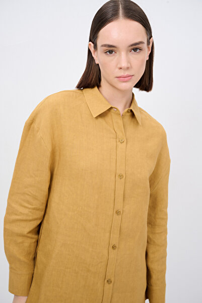 Love My Body Keten Gömlek