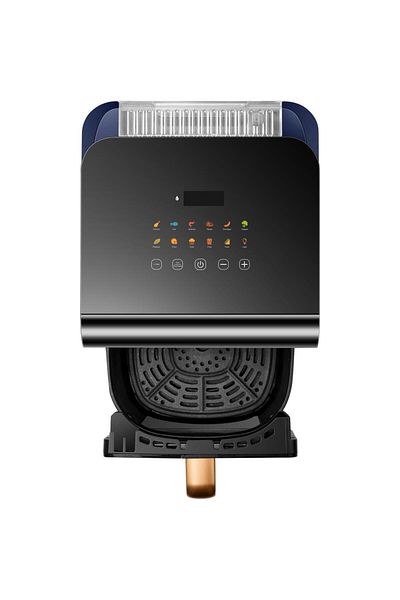 PANASONIC Friteuza cu aer cald Panasonic NF-CC600AXE, functie abur, fereastra vizualizare, debit aer 360