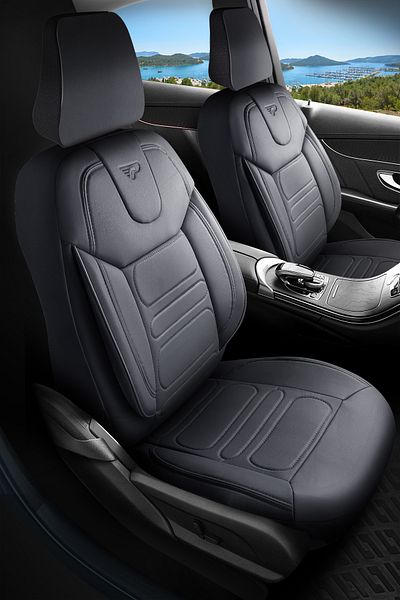 Panda Kılıf Panda Rodos Series Leather Orthopedic Car Seat Cover - Full Set