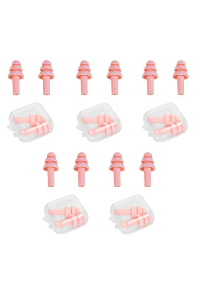 Choice 5 أزواج من سدادات الأذن الناعمة المقاومة للماء والمريحة والملونة من ال...