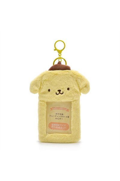 Choice Pompompurin Sanrio Hello Kitty Plush Card Case Keychain Kuromi Melody Card holder Kawaii Photo Card
