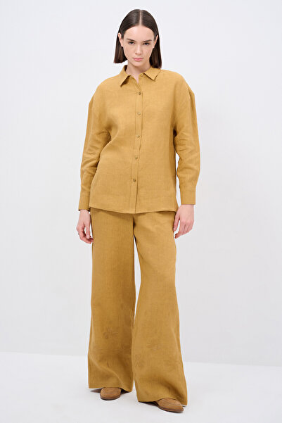 Love My Body Keten Gömlek