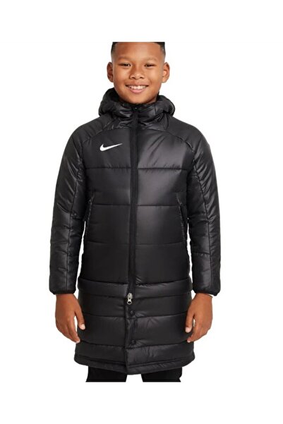 Nike Therma Fit Academy Pro 2in1 Çocuk Siyah Kapüşonlu Mont DJ6363-010