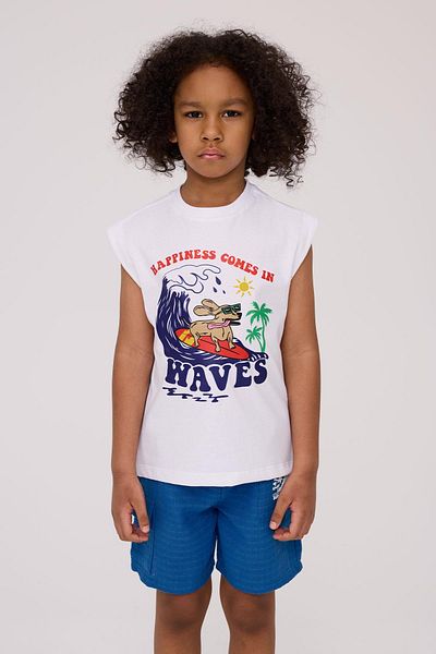 Nebbati BG Store Boy's White Tank Top