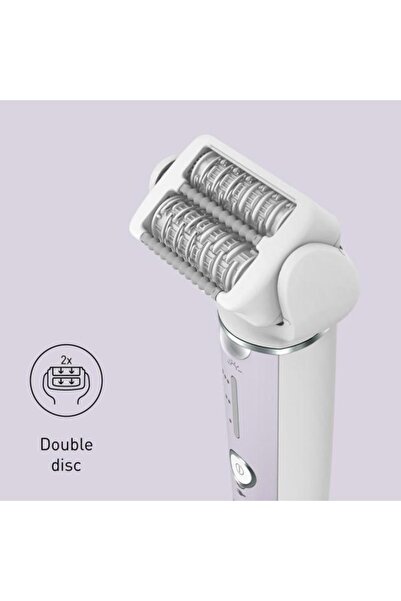 PANASONIC Panasonic ES-EY30-V503 Epilator, Wet & Dry, Cordless, 2 discs & 60 tweezers, Pressure sensor