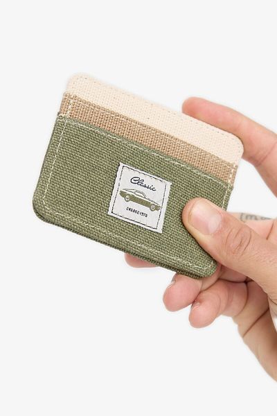 DeFacto Men's Label Printed Card Holder F3036Axns